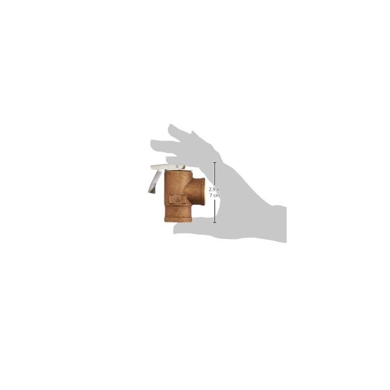 Watts 0342691 30 Psi Pressure Relief Valve, Bronze, 3/4" 335