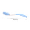 FOMIYES Scalp Massage Hair Comb Long Handle Bend Plastic Comb