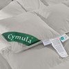 CYMULA Feather Down Comforter Queen Size - All Season Grey