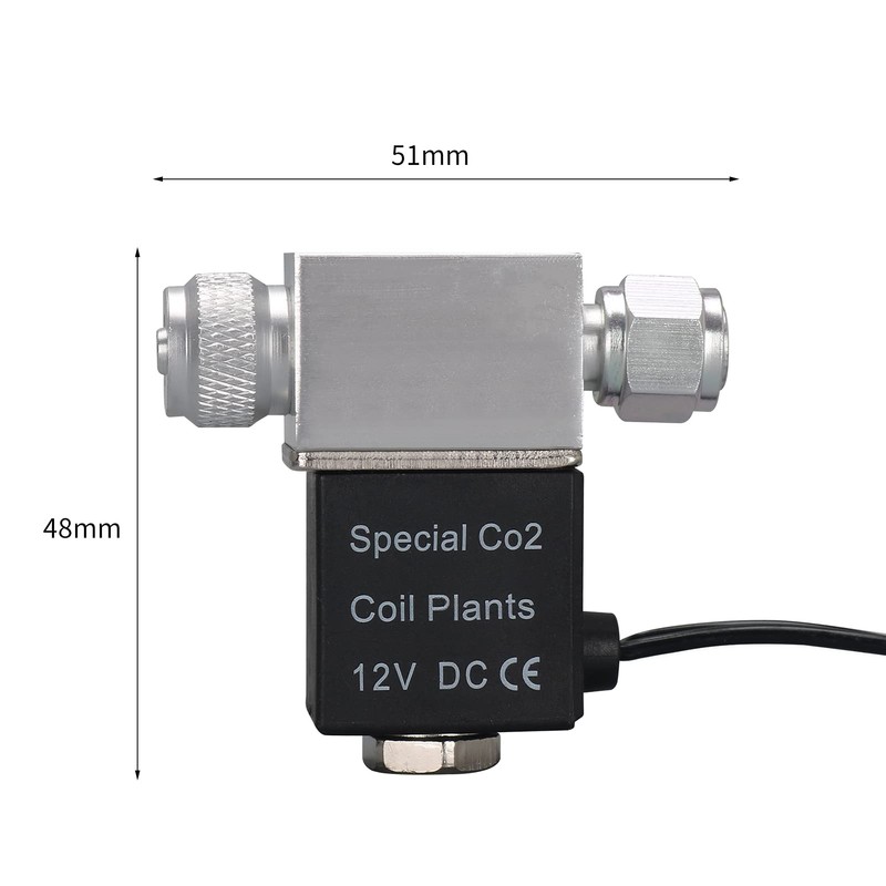 PENCHEN Solenoid Valve,Solenoid Valve for Aquarium CO2 System Regulator DC