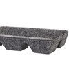 Relaxdays Felt Drawer Organiser, Desk Organiser System, 5.5 x 29.5