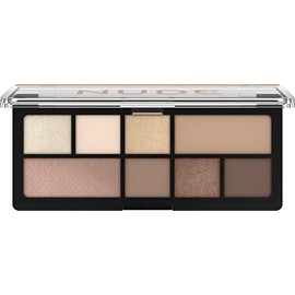 Catrice - Paleta de sombras de ojos, multicolor, 8 tonos nude, mate, metálico, brillante, vegano, sin partículas microplásticas, sin nanopartículas