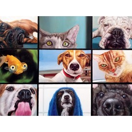 Buffalo Games - Pet's Virtual Hangout - 750 Piece Jigsaw Puzzle