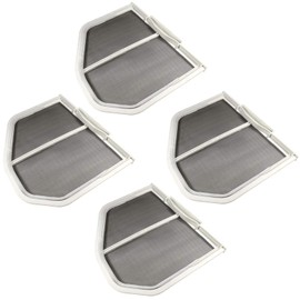 HQRP 4-Pack Dryer Lint Screen Filter Catcher compatible with Kenmore 110.6005299 110.61062 110.621821 11065962400 11066901690 11073062100 11084836200 11085088401 11095089401