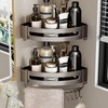 Xugoox Shower Caddy Corner Suction Cup, 2 Pack Powerful Suction