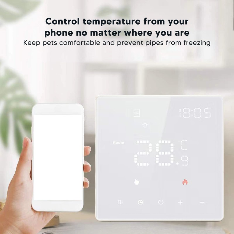 Smart WiFi Thermostat Home Programmable for Tuya App Voice Control