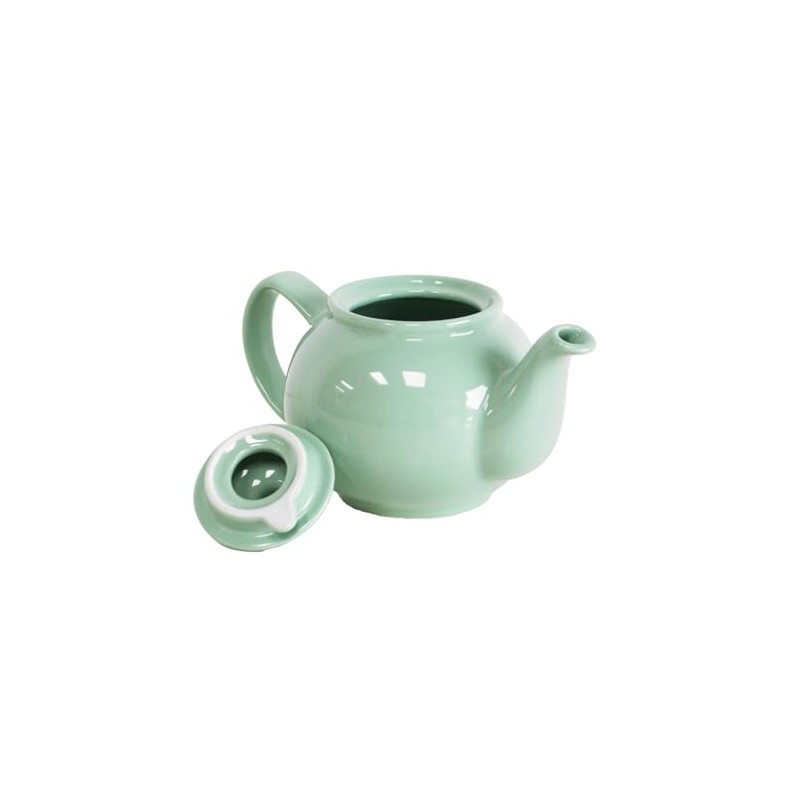 Pastel Mint Green 2 Cup Stoneware Teapot 450ml Eclectic Cafe