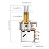 Gold Guitar Bass Push Pull Potentionmeter, B500k with Control Pot