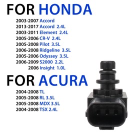 911-716 Fuel Tank Pressure Sensor for Honda Accord 2.4L 3.0L 2003-2007, Accord 2.4L 2013-2017, Element 2.4L 2003-2011, Pilot 3.5L 2005-2008, CR-V 2.4L 2005-2006, Ridgeline 3.5L 2006-2008