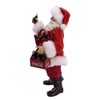 Kurt Adler 10.5-inch Coca-Cola Santa Holding Two Six Packs Table