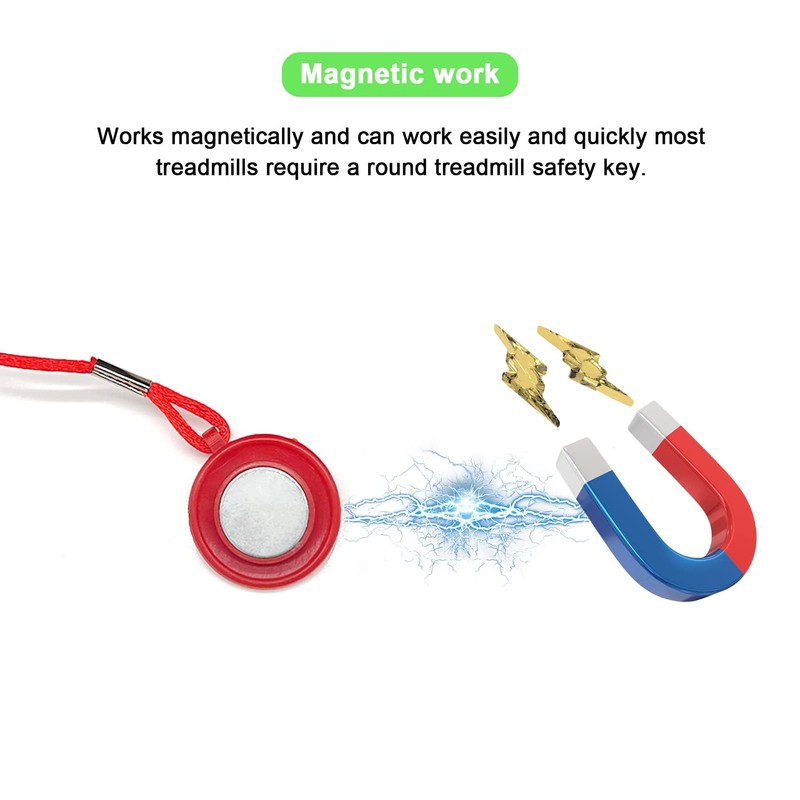 Safety Key Treadmill,Treadmill Emergency Stop Universal Magnet Safety Key Magnet