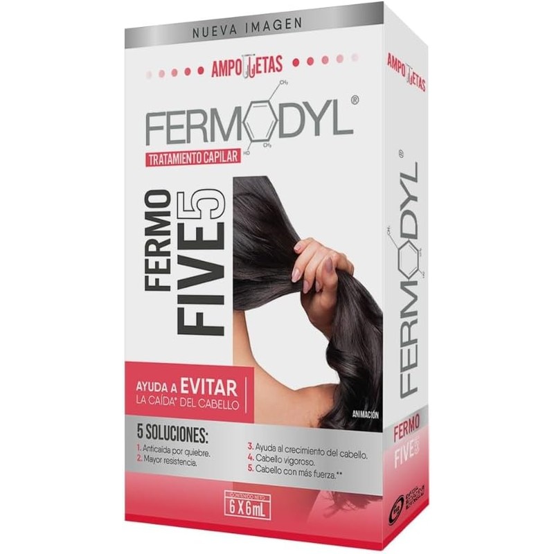 FERMODYL - FermoFive5. Ayuda a evitar la caída del cabello.