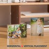 Hexsonhoma Acrylic Picture Frames 2.5x3.5 inches, 4 Pack, Clear Double