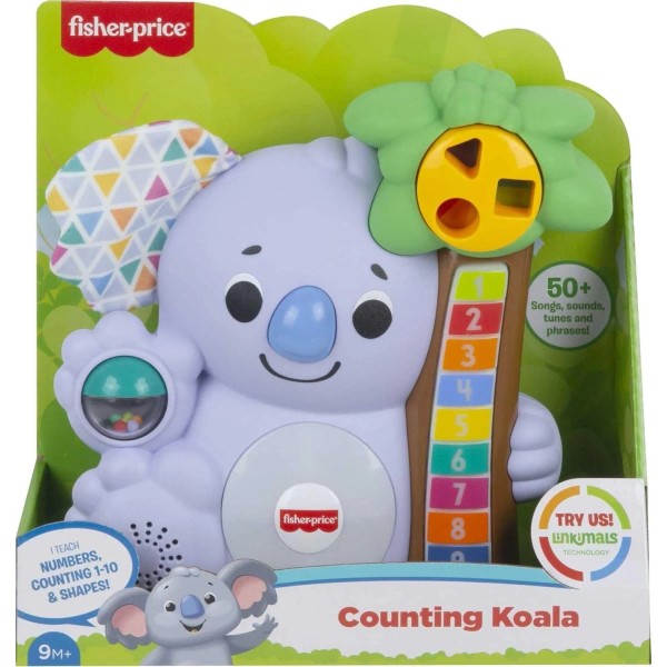 Fisher-Price Baby Learning Toy Linkimals Counting Koala