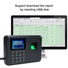 Intelligent Biometric Fingerprint Password Attendance Machine Employee Checking-in Recorder 2.4