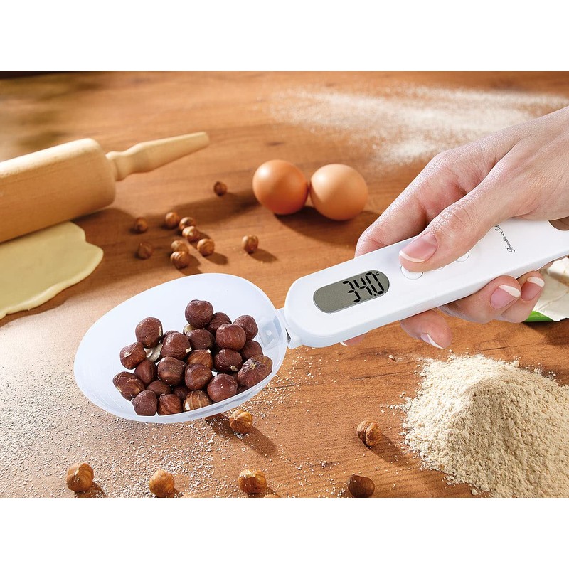 Rosenstein & Söhne Spoon Scale: Digital Spoon Scale, LCD Display,
