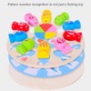 Wooden Magnetic Fishing Game Toys with Tangram Puzzles for Kids