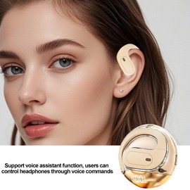 Ear-Hook Headphones | Wireless Earbuds Ear-Hook,Compact Compact Earphone with Voice Assistant for Daily Listening to Songs, Chasing Dramas