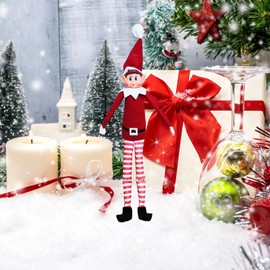 ACTOYS Cheeky Christmas Elf, Gnome Figure Doll Accessories, Small Elf, Christmas Gnome Figures, Cute Gnome Christmas, Cute Elves, Male Elf, Christmas Decoration 17.7 Inches