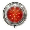 SeaSense Dome LED Light Red/White, 5-1/2-Inch, Stainless Steel
