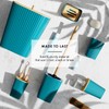 Clara Clark Bathroom Accessories Set - Teal Bathroom Set, 20PC