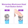DMiotech 2Pcs 12mm Push Button Switch, IP65 1NO 12-24V 3A