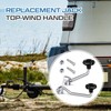 Yaocom 2 Set Trailer Jack Handles Replacement Crank Accessories Fits