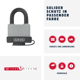 Abus Bicycle Lock, 70AL/45_GRIS