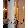 24 Packs Natural Beeswax Taper Candles 8 inch Beeswax Candles