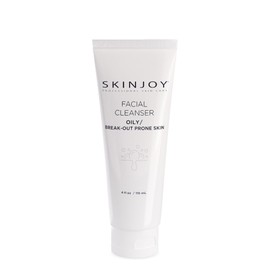 Skinjoy Facial Cleanser for Oily and Break-Out Prone Skin, Gentle Face Wash, Makeup Remover, Gluten-Free, Paraben-Free, Sulfate-Free - 4 fl oz