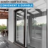 Pushglossy 28 ft Vinyl Sliding Screen Door Bug Seal Strip