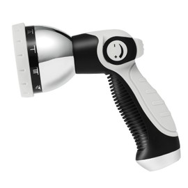 HOZEREEL Heavy Duty Retractable Garden Hose Reel, Any Length Lock, 10 Pattern Nozzle…