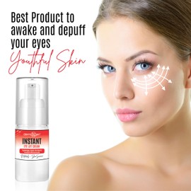 Rapid Reduction Eye Cream - Anti Aging Cream Treatment for Dark Circles - Instant Under Eye Moisturizer - Advanced Peptide Skin Tightening Formula - Instantly Removes Puffiness Wrinkles 20ml