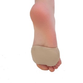 Gel Pad Metatarsal Sleeves - 2 Pieces Metatarsal Pads for Forefoot Pain - Metatarsalgia, Morton's Neuroma, Plantar Warts, Corns and Sesamoiditis (Colour of Skin, S)