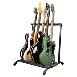 Gator Rok-It RI-GTR-RACK5 Collapsible Folding Guitar Rack for 5 Acoustic or Electric Guitars