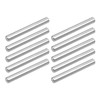 sourcing map 10Pcs 5mm x 40mm Dowel Pin 304 Stainless