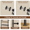 L2 Wall Mounted Closet System, Industrial Pipe Clothing Rack Clothes