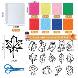 Cadimus Children's Crafts, Window Pictures, DIY Craft Set, for Children Gift 3