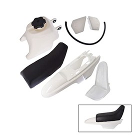 munirater Plastic Fender Body Seat Gas Tank & Seat With Screws Replacement for Yamaha PW50 PY50 PW 50 Blue red black pink white
