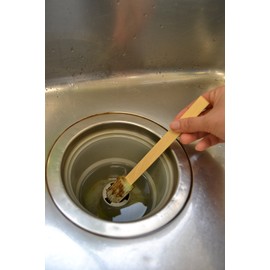 Souwa Recycled Drain Cleaning Brush, White, Approx. Height 8.1 inches (20.5 cm), Drain Cleaning Brush Rod, Pack of 3 bc224