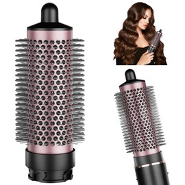 ZEPHBLOW Round Volumizing Brush Attachment for Shark FlexStyle HD430/HD435/HD440, Round Brush Compatible with Shark Flex Style Attachment, Idea for Root Lift and Smooth Styling, Black and Rose Gold