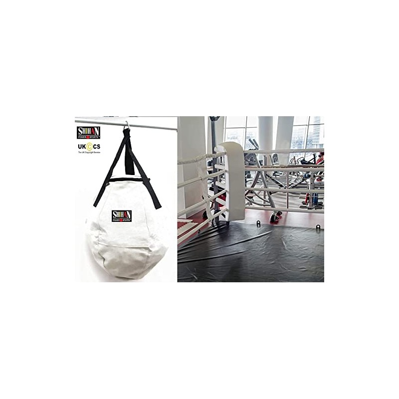 WHITE WRECKING BALL PUNCH BAG BOXING BAG Boxing, Martial Arts