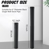 Yaocom 38" to 70" Single Wall Telescoping Pipe 6" Diameter