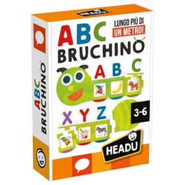 HEADU - ABC Bruchino, self-correcting and over one metre long. An educational game for children from 3 to 6 years, made in Italy