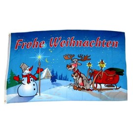 Flag Merry Christmas Stars 90 x 150 cm