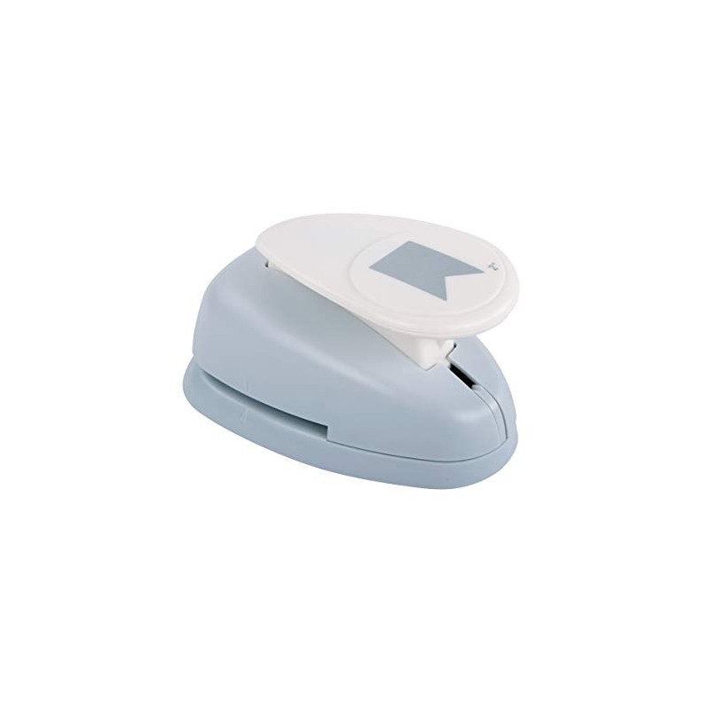 Rayher Paper Craft Punch with Banner Design, Lever Punch for