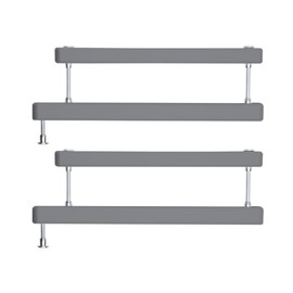 Geuther 0036ZK+ Additional Clamps for Stair Safety Gate Door Safety Gate Easy Installation Baby Gate No Drilling Secure Attachment Durable Quality Natural