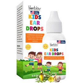 Natural Ear Drops for Kids – Organic Ear Oil Drops for Comfortable Ears, Relief from Ear Aches, Itchy Ears, and More – Safe for Children, Made in the USA