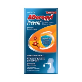 Aderogyl Prevent, prevención de enfermedades respiratorias. Solución bucal de 20 Ml