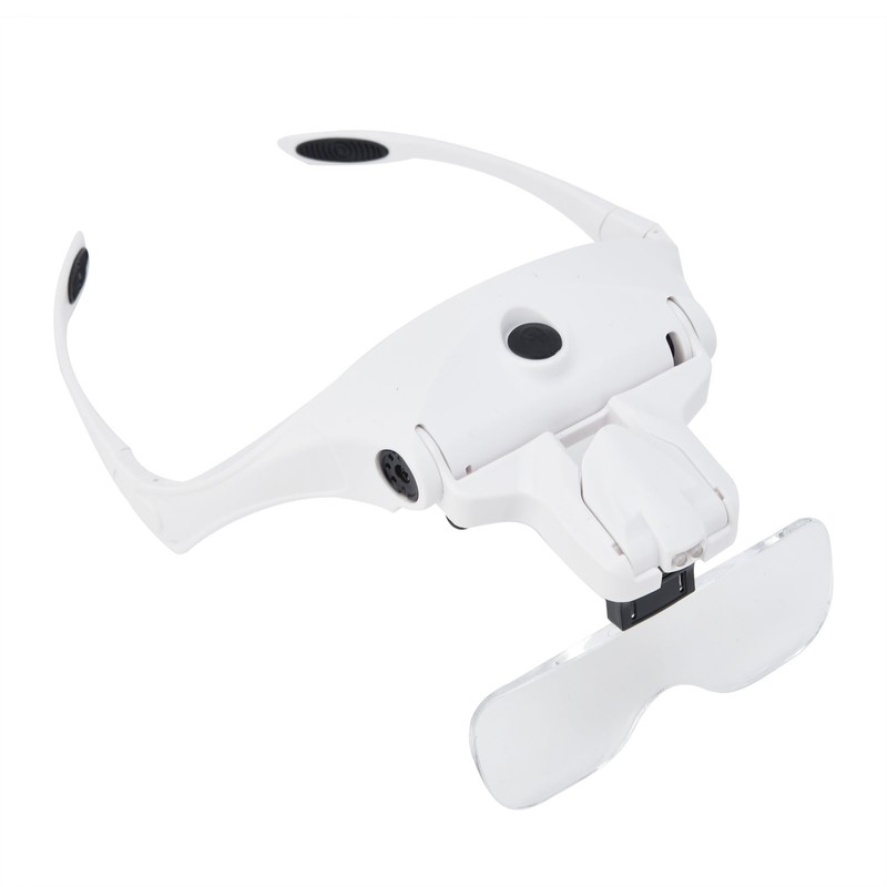 Head Magnifier LED USB Charging Jewelry Magnifying Glass for Painting